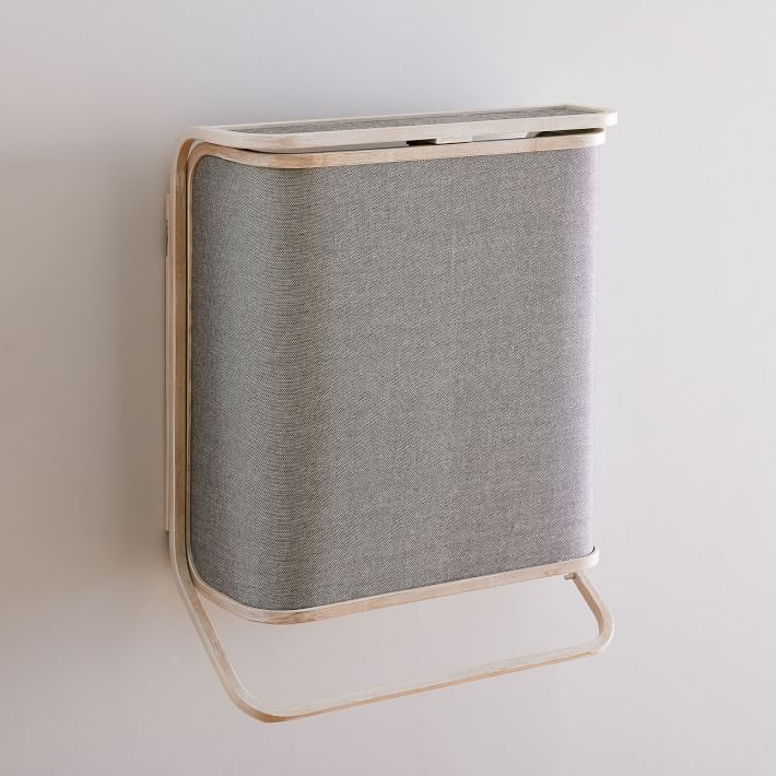West Elm + Bamboo WallMounted Hamper