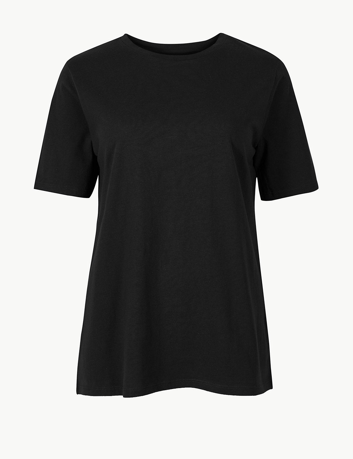 M&S Collection + Pure Cotton Straight Fit T-Shirt