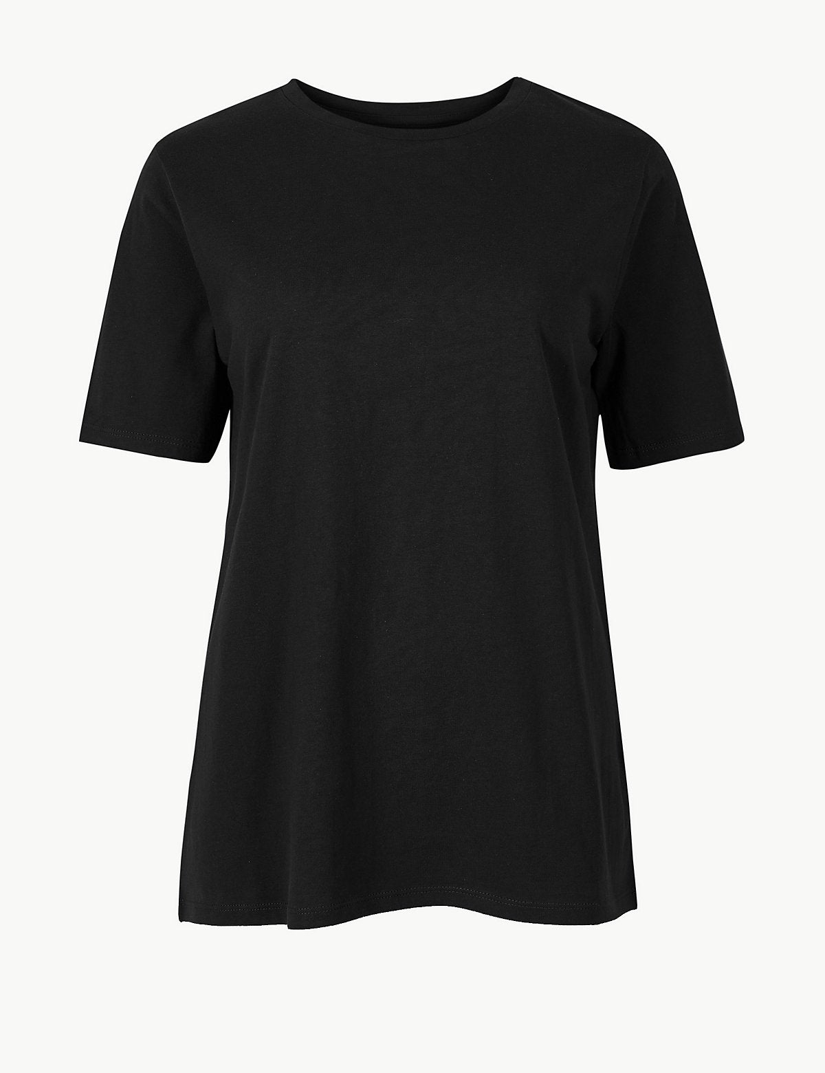 M&S Collection + Pure Cotton Straight Fit TShirt