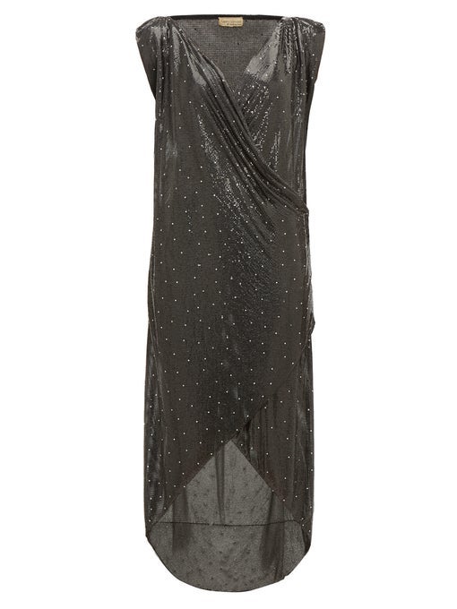 William Vintage + Gianni Versace 1983 Swarovski-Crystal Oroton Gown