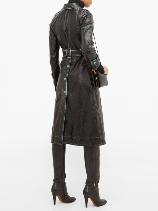 William Vintage + Courrèges 1960s Vinyl Trench Coat