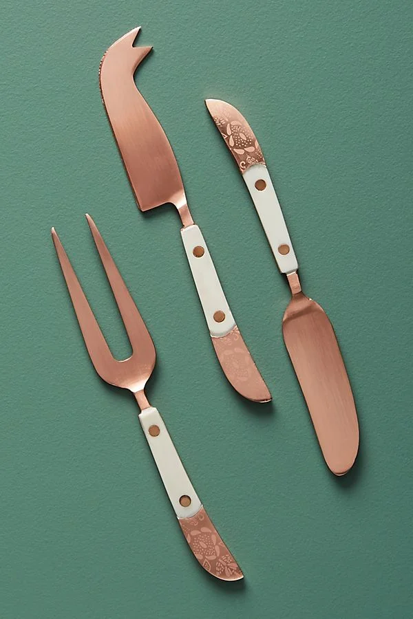 Anthropologie + Salome Cheese Knives, Set of 3