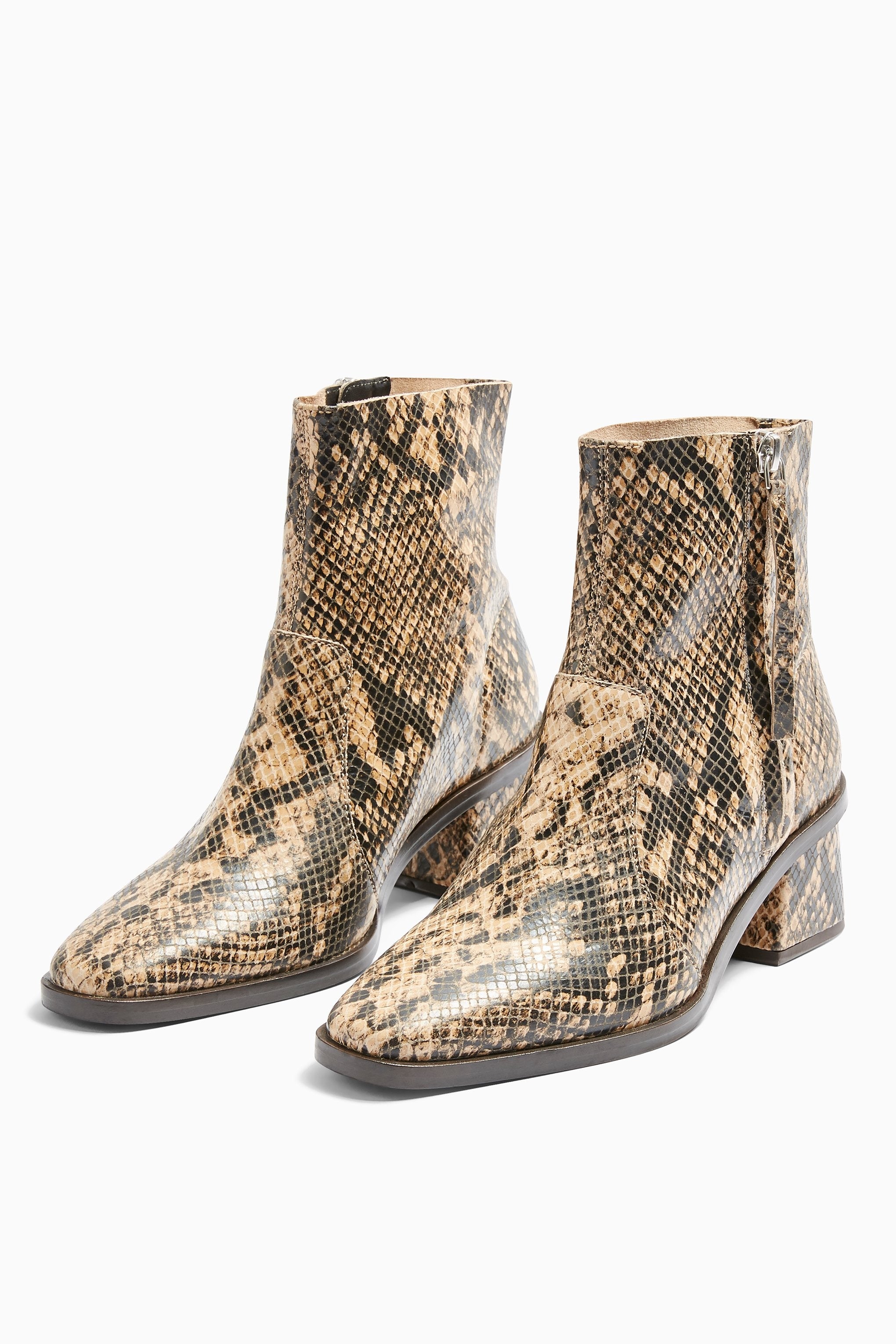 top shop snake skin boots