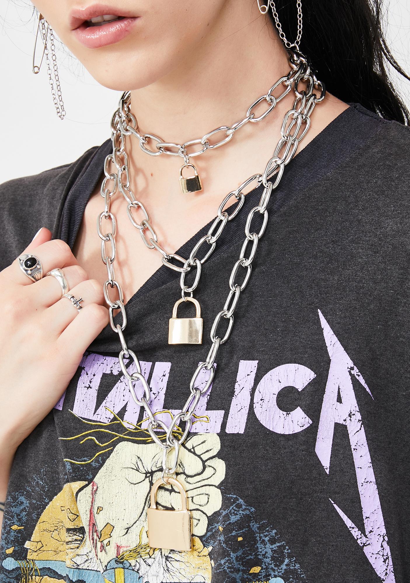 Dolls Kill + Endless Deadlock Chain Necklace