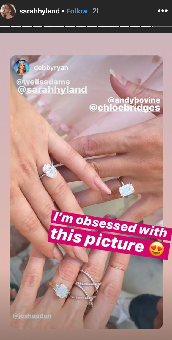 Sarah hyland clearance engagement ring