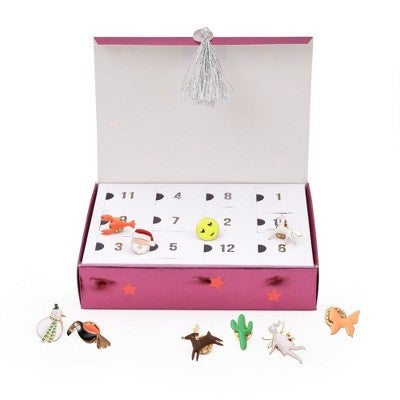 Meri Meri Enamel Pin Advent Calendar Meri Meri Enamel Pin Advent Calendar