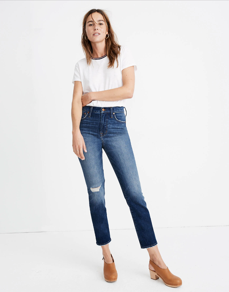Madewell + The Perfect Vintage Jean in Bellbrook Wash: Comfort Stretch ...