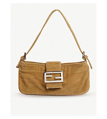 Fendi corduroy bag sale