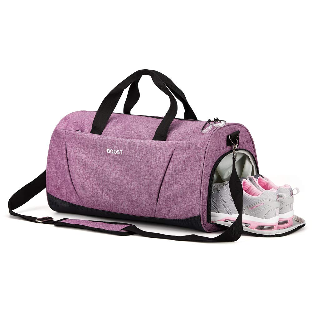 Work to Sport Commuter Gym Bag for Women Carry On Weedender Bag with Shoe Compartment and Trolley Sleeve 