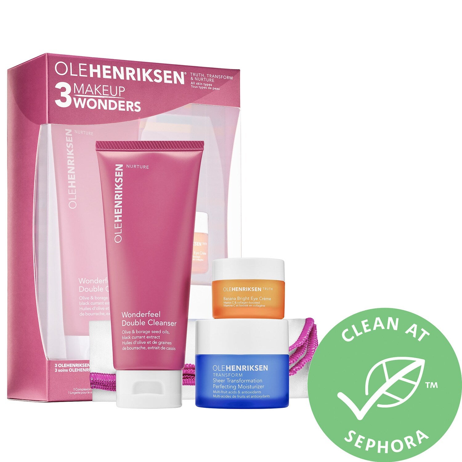 heroin Ja Godkendelse OLEHENRIKSEN + 3 Makeup Wonders Kit