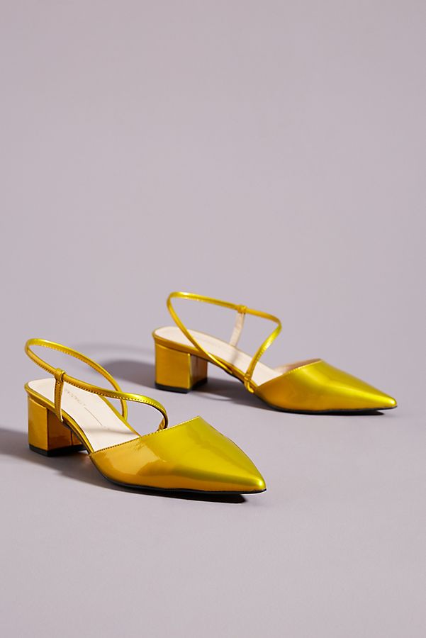 rage yellow heels