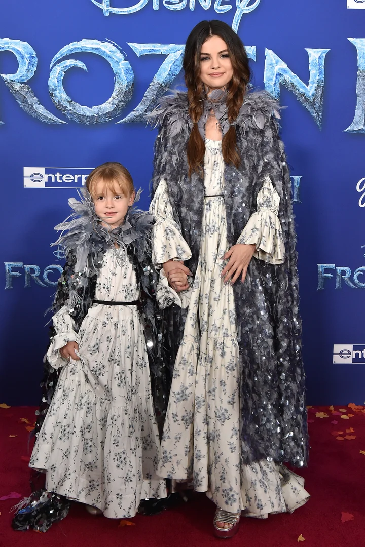 Selena Gomez Wore Cute French Braid Hairstyle To Frozen