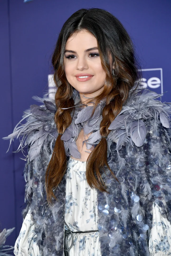 Selena Gomez Wore Cute French Braid Hairstyle To Frozen