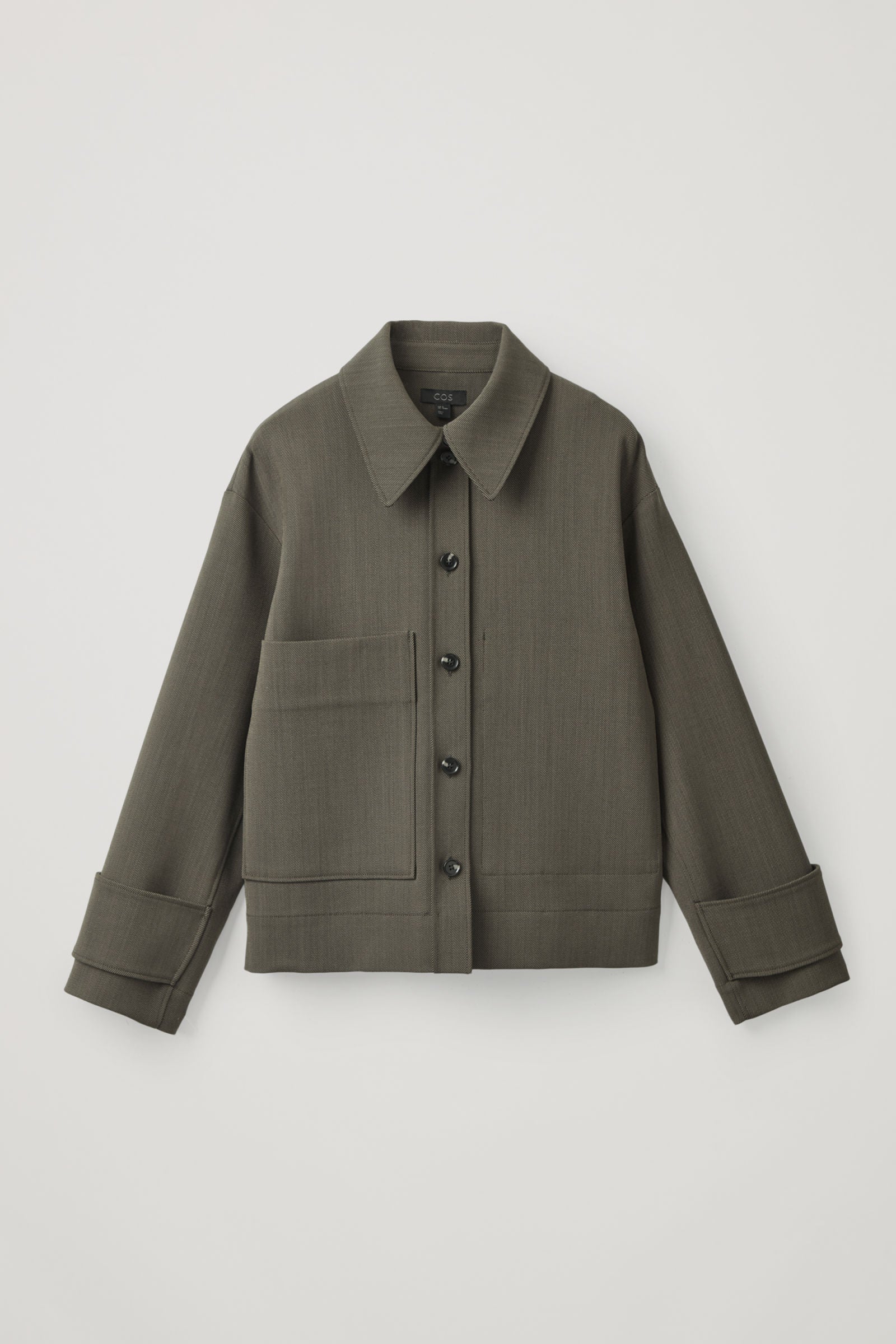 wool mix shirt