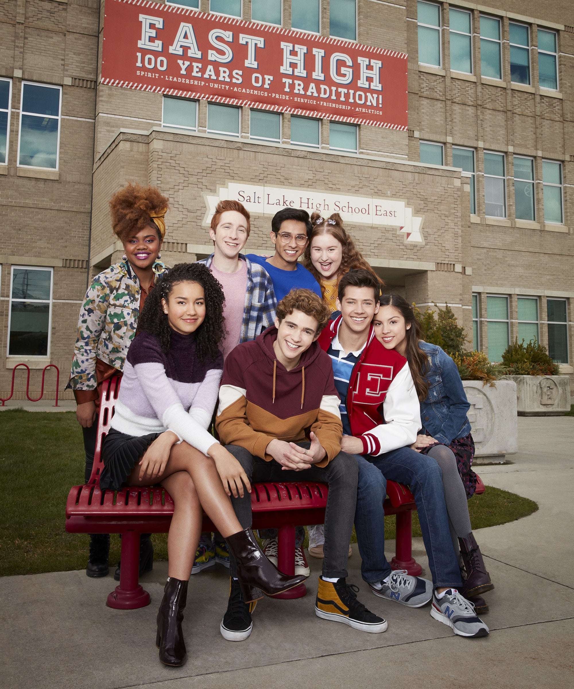 The Cast of High School Musical: The Musical: The Series Reflects