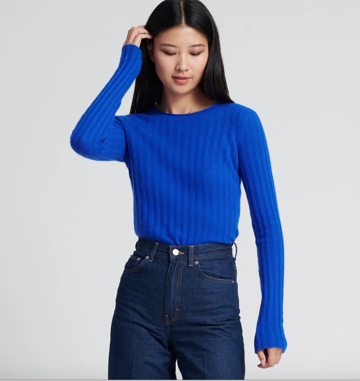 naadam ribbed cardigan