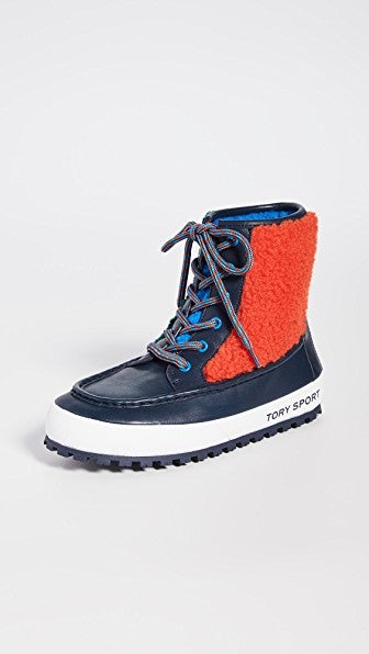 Tory sport moccasin boots discount
