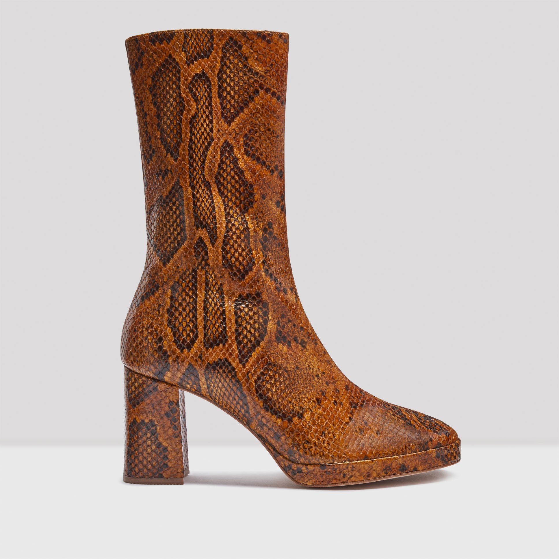 miista snakeskin boots