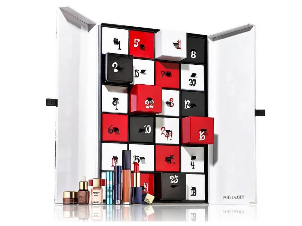 Estée Lauder + Holiday Countdown Advent Calendar Estée Lauder + Holiday Countdown Advent Calendar