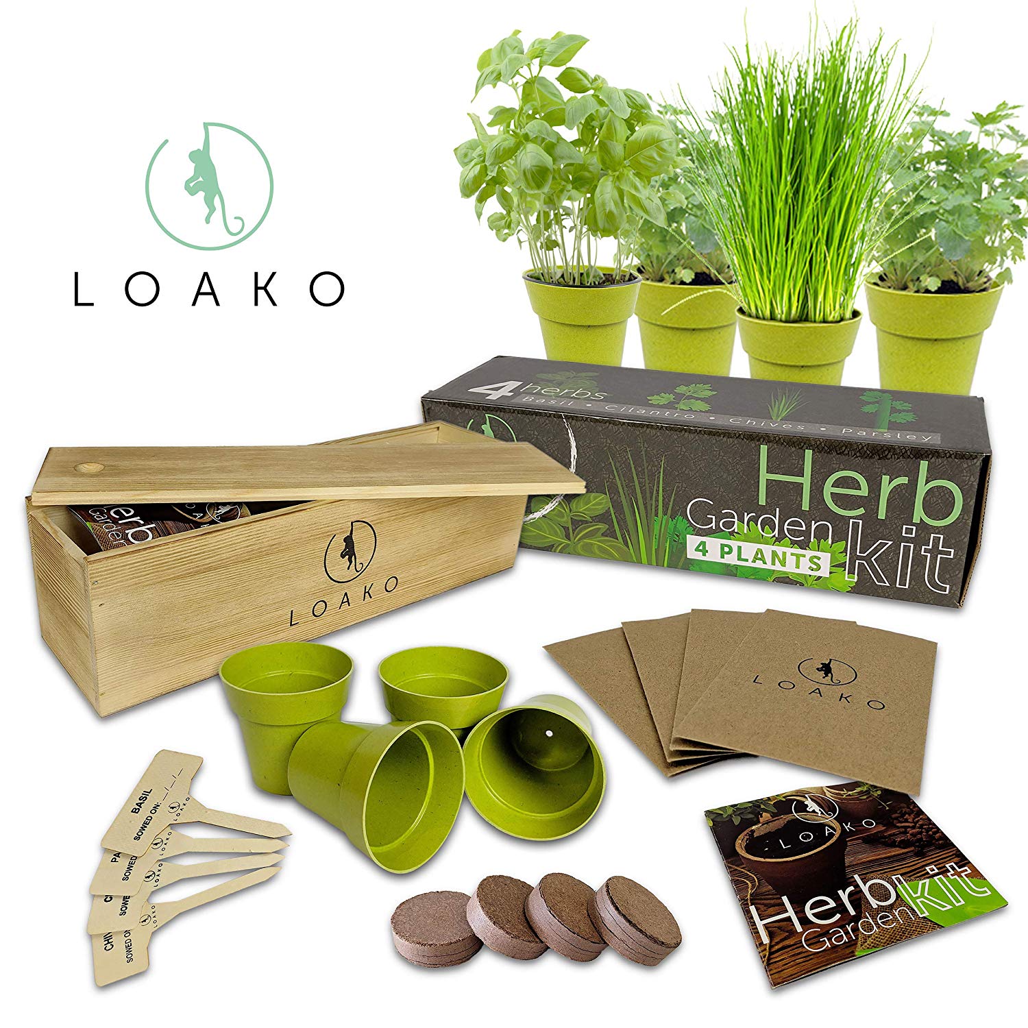 Loako + Indoor Herb Garden Kit