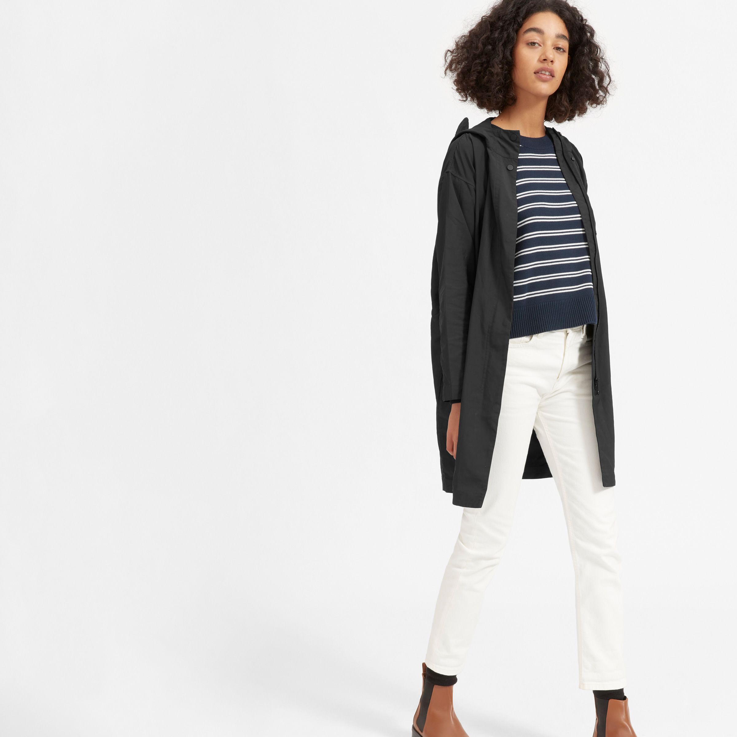 Everlane cropped city top anorak