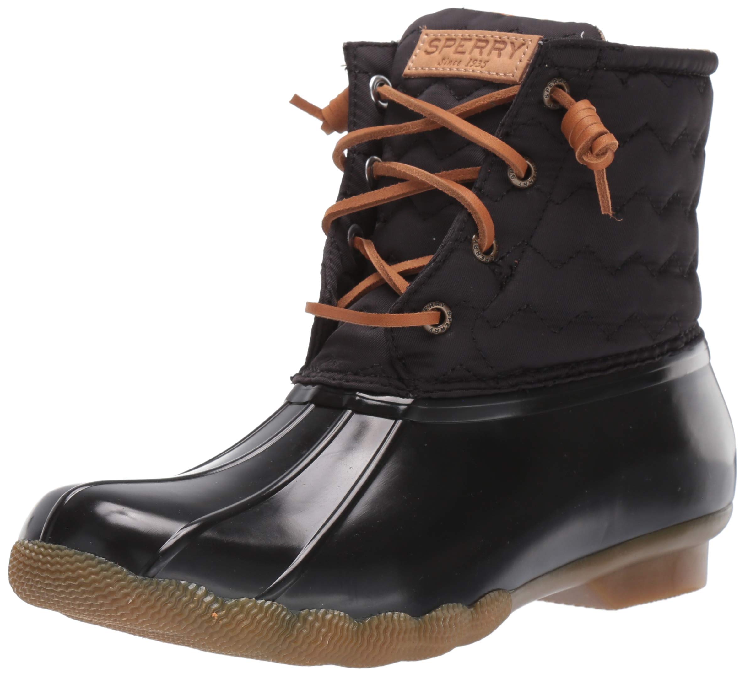 sperry women's saltwater chevron quilt nylon boots
