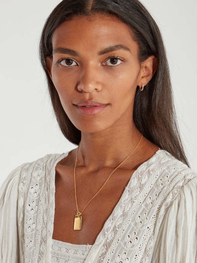 Soko + Rectangle Medallion Necklace