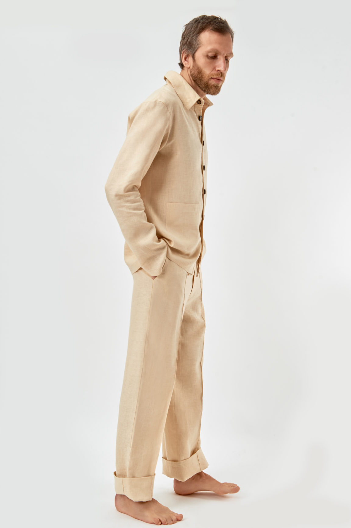 Sleeper linen pajama set sale