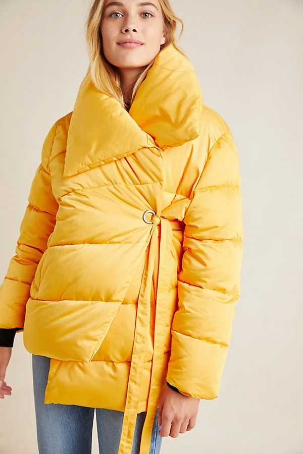 Avec les filles wrap best sale puffer