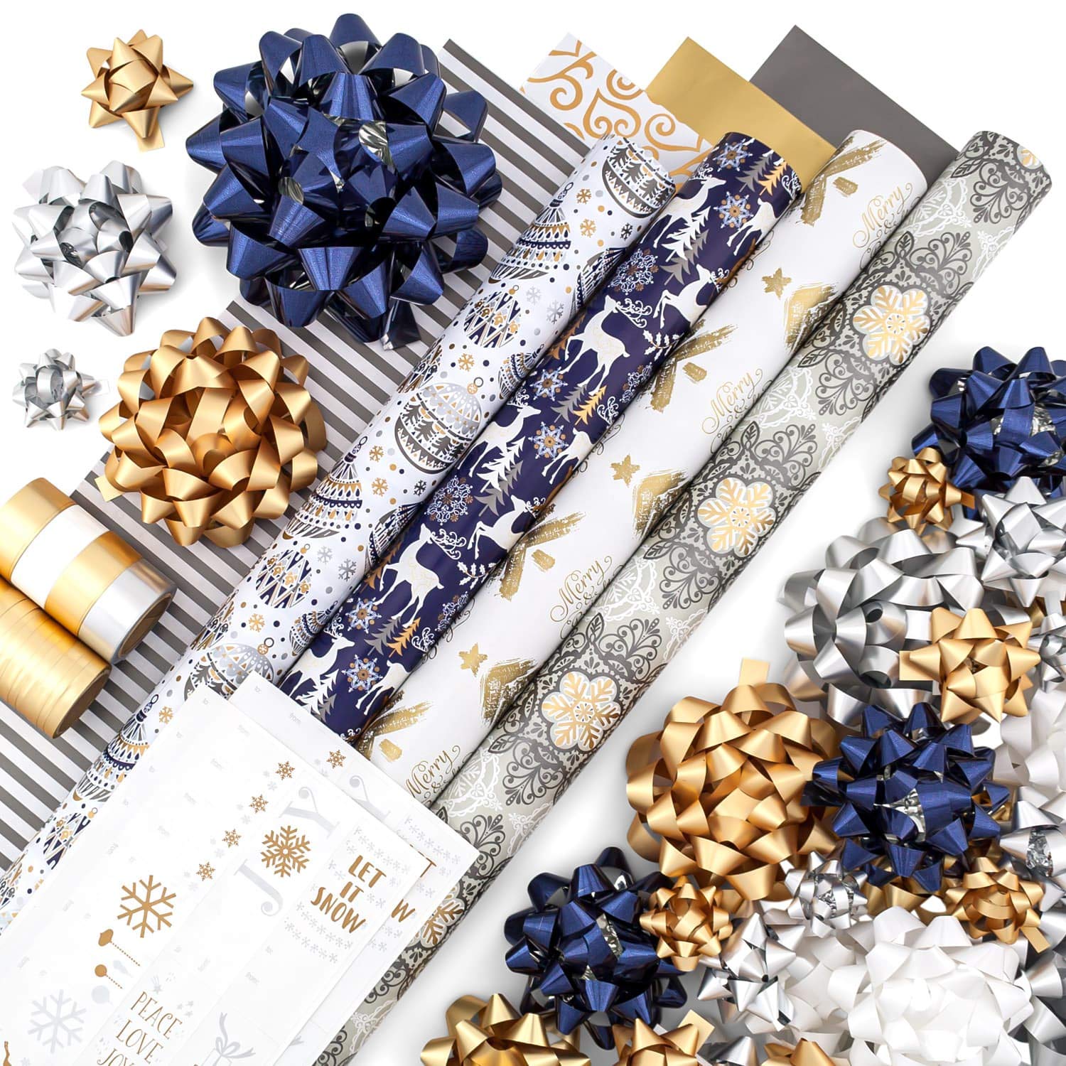 Modern Gift Design + Reversible Wrapping Paper Set