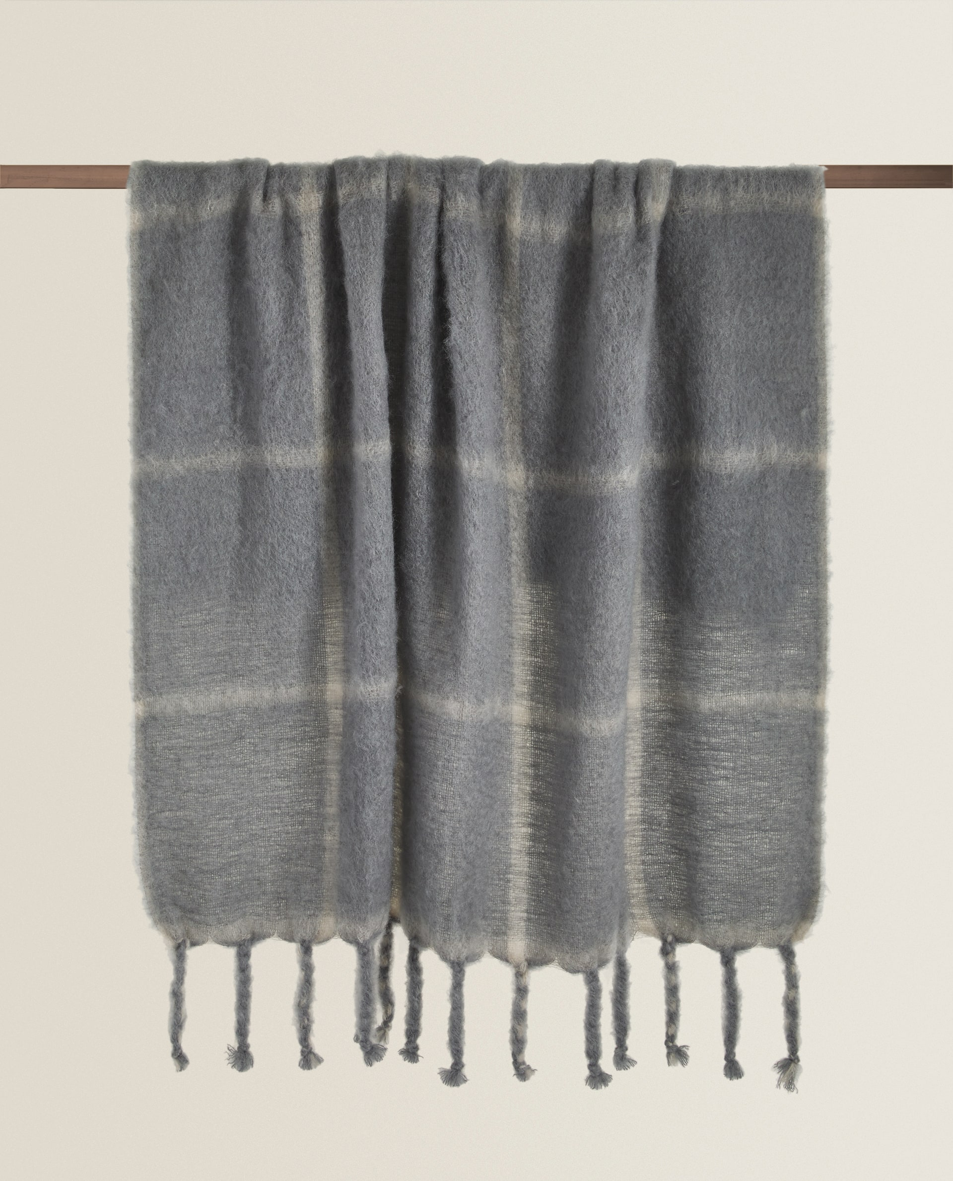 Zara Home + Plaid Wool Blanket