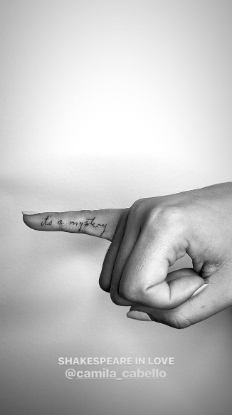 Camila Cabello & Shawn Mendes Got New Tattoos Together Camila Cabello Shawn Mendes Tattoos,