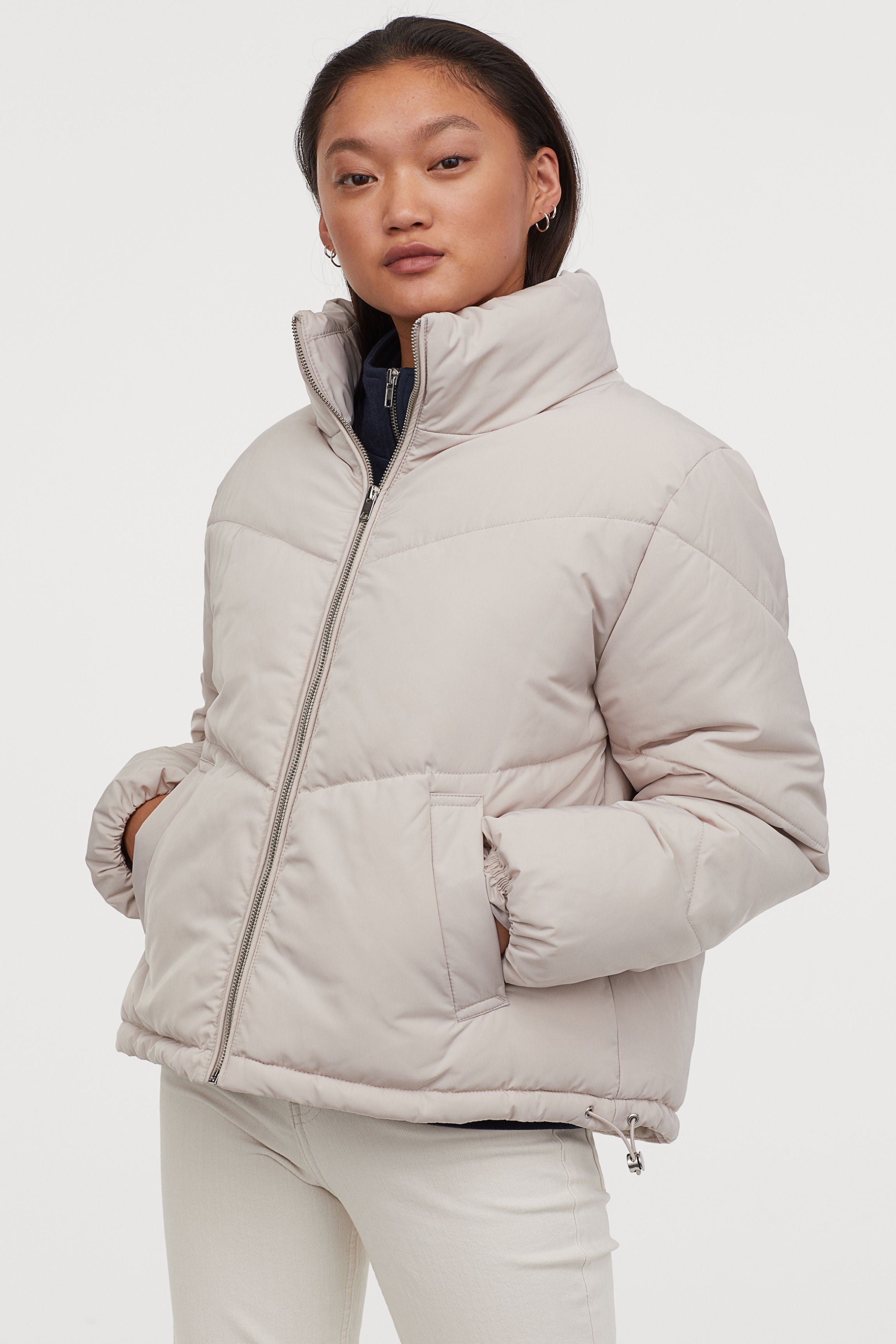 Boxy puffer deals jacket