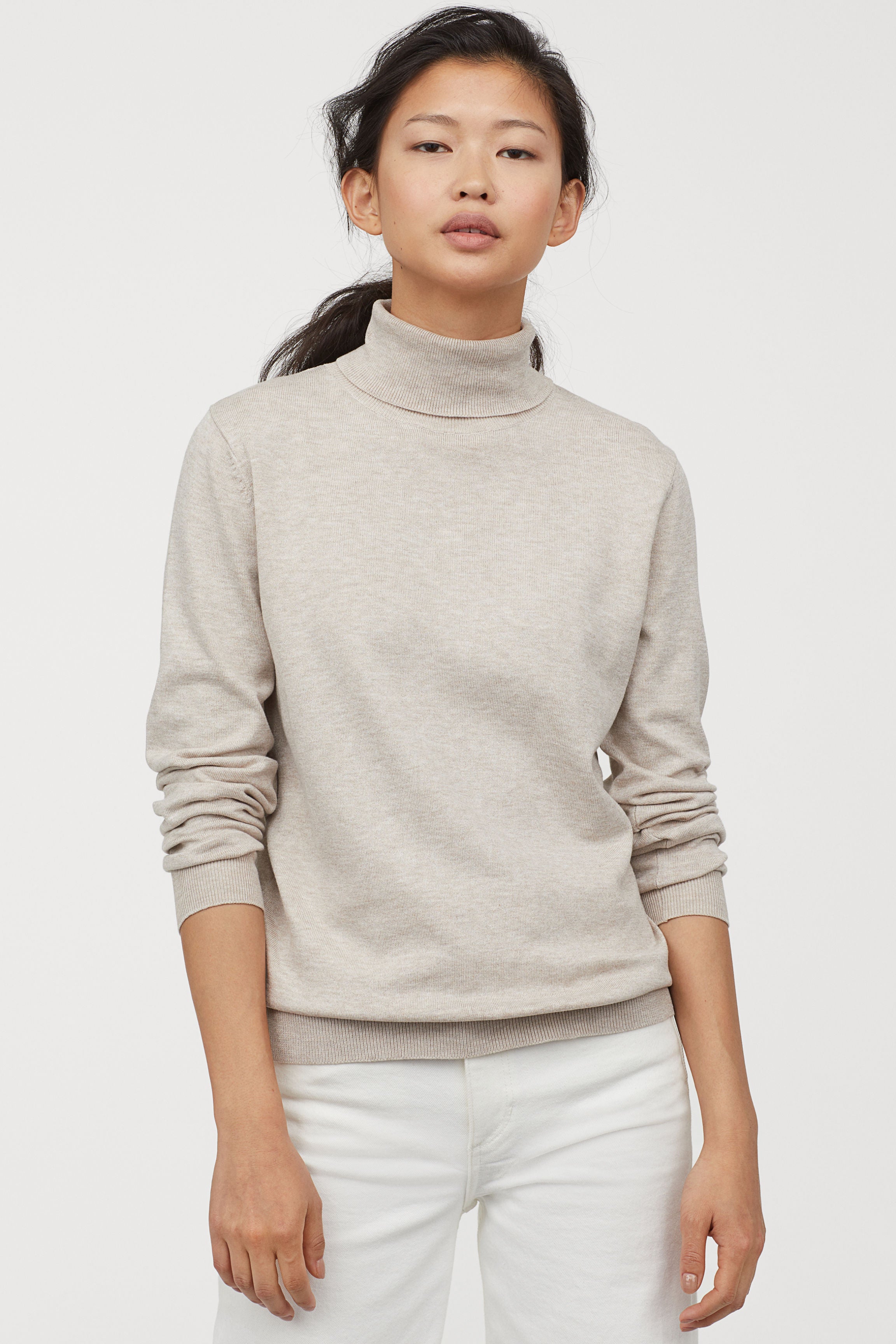H&M + Fine-knit Turtleneck Sweater