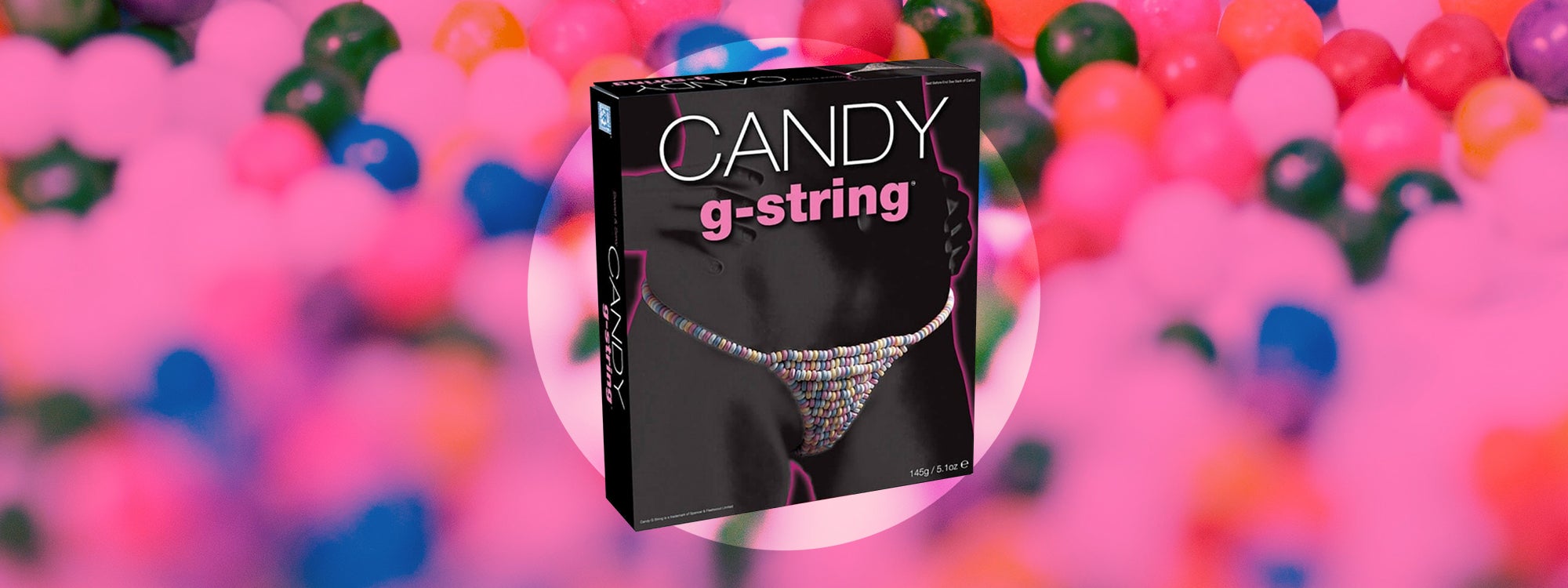 Details about   Sexy edible candy sweets underwear G-string bra pouch nipple tassels adult show original title 