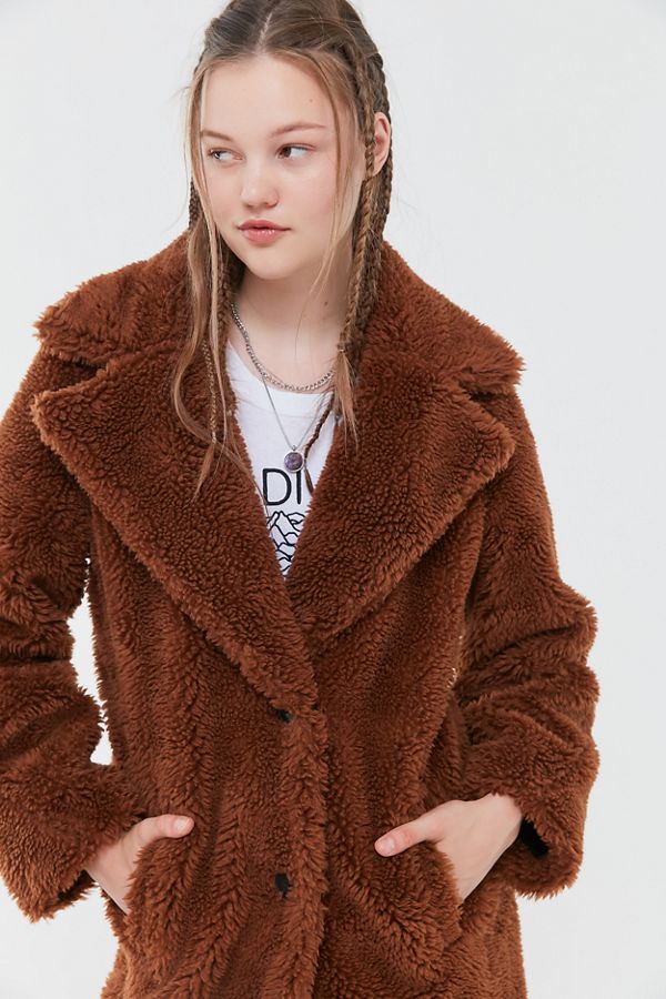 Urban Outfitters + Teddy Overcoat