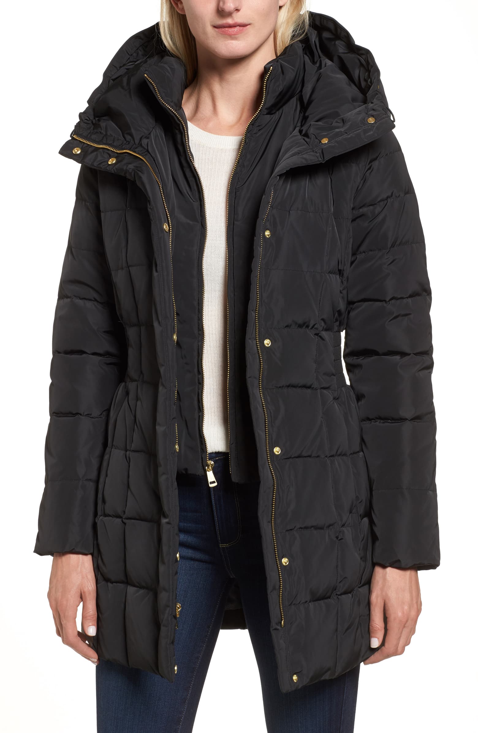 COLE HAAN SIGNATURE + Hooded Down & Feather Jacket