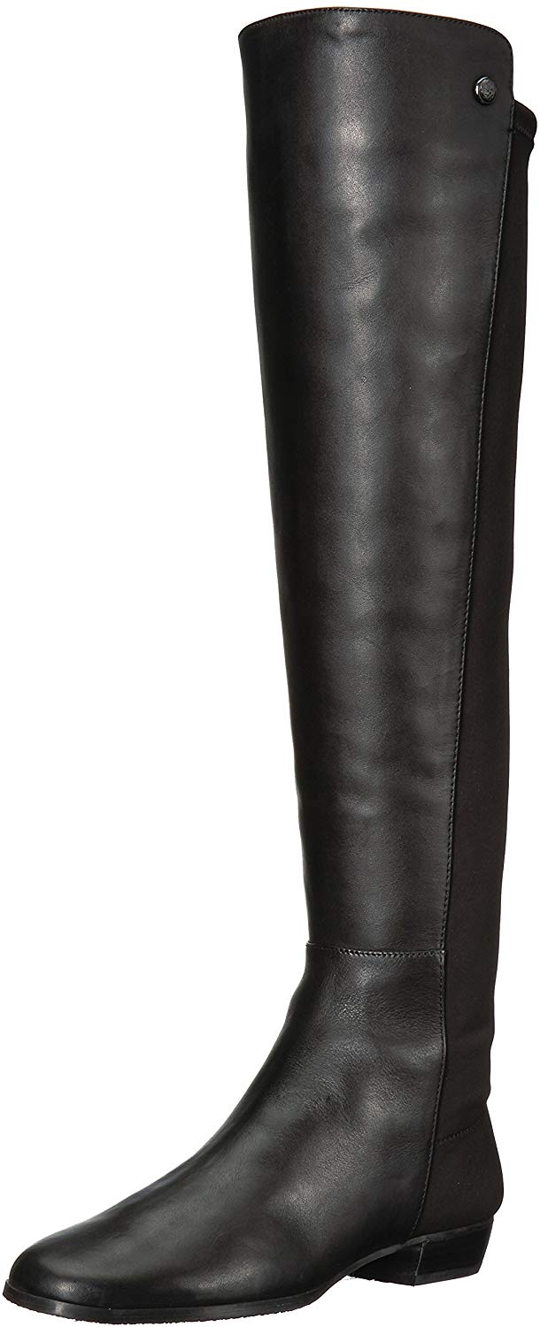 Vince Camuto + Vince Camuto Womens Karita Leather Stretch Over-The-Knee ...