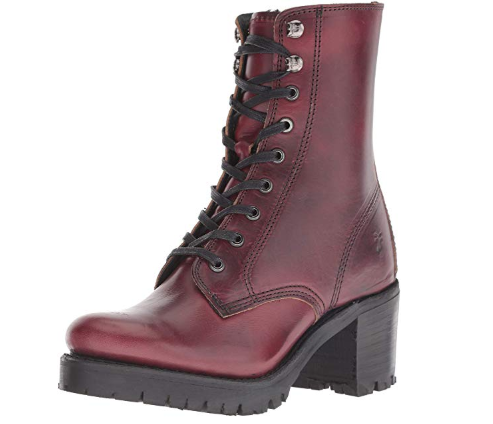 Frye + FRYE Women’s Sabrina Moto Lace Up Combat Boot