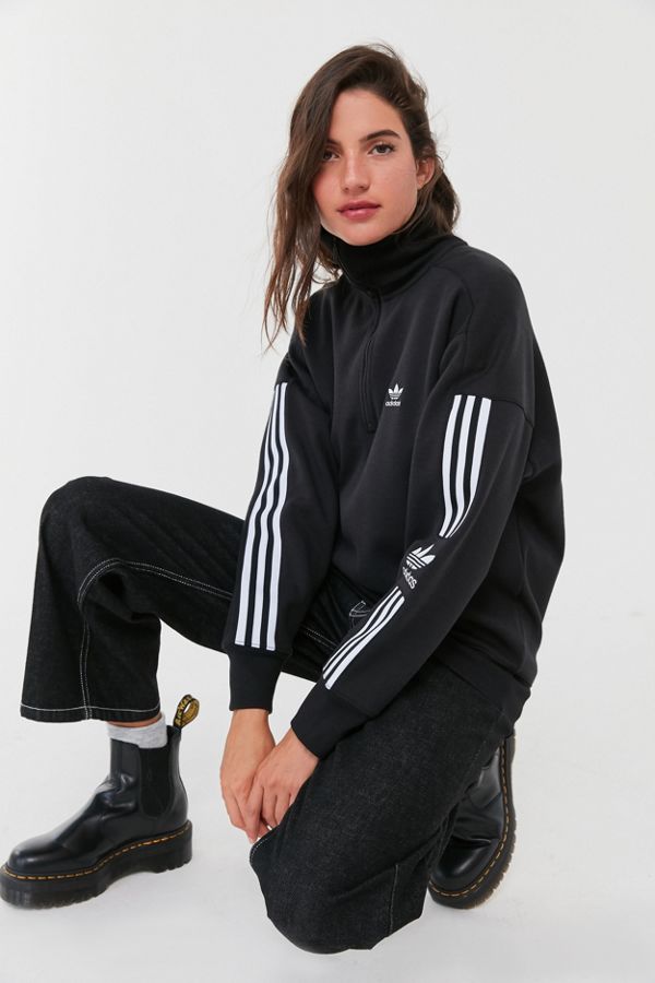 Convergeren nogmaals meer Titicaca Adidas + adidas 3-Stripes Half-Zip Sweatshirt