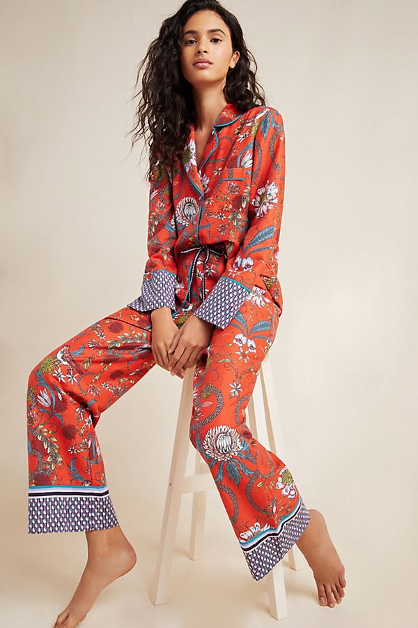 Anthropologie pajama bottoms deals