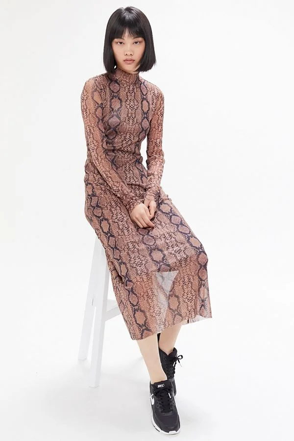 Urban outfitters snake dress hotsell