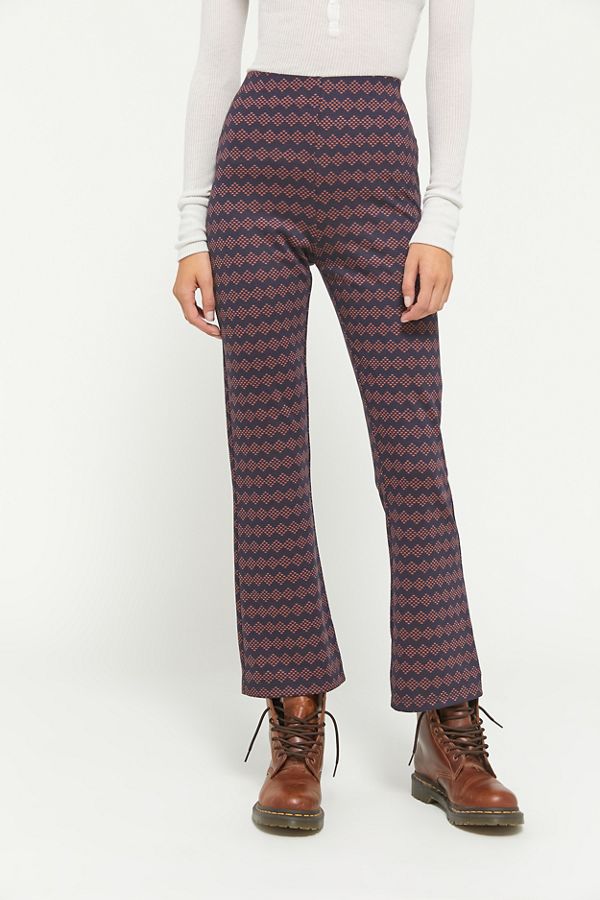 high waisted kick flare pants