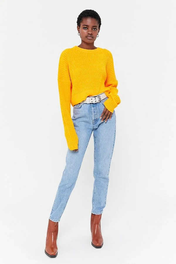 Urban outfitters shop yellow sweater