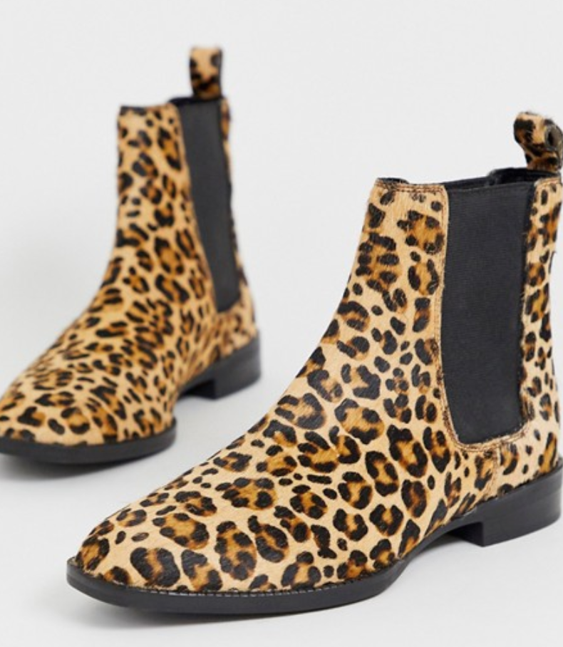 mk april leather and knit boot