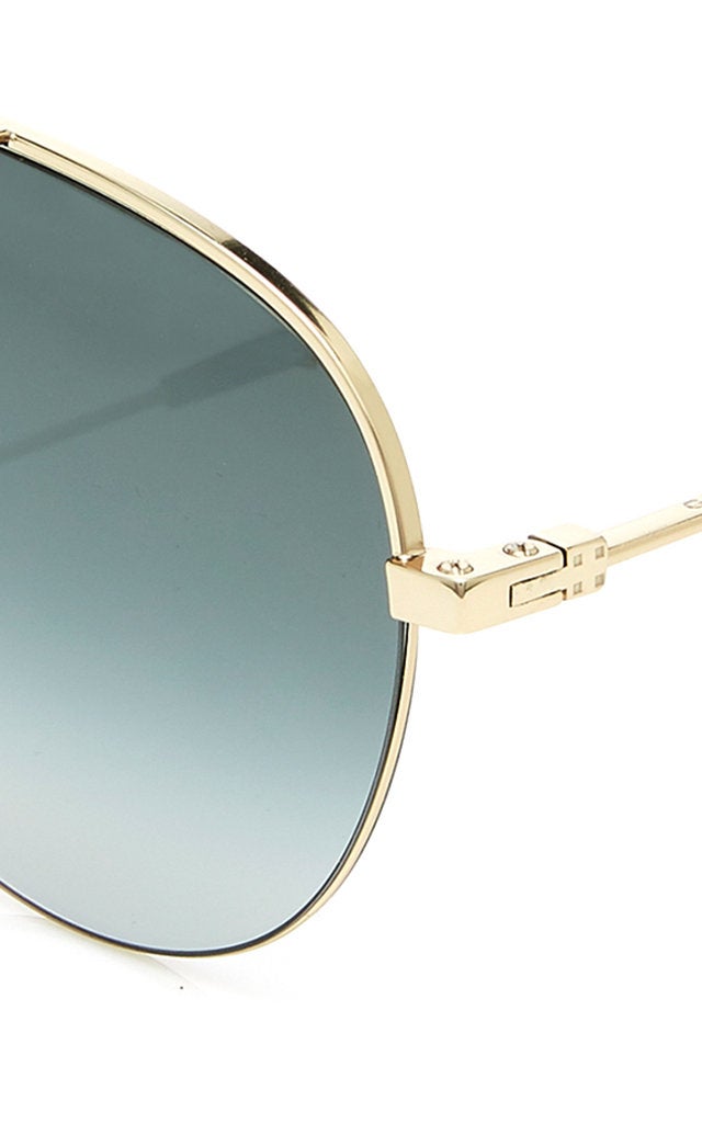 Givenchy + Metal Aviator Sunglasses by Givenchy