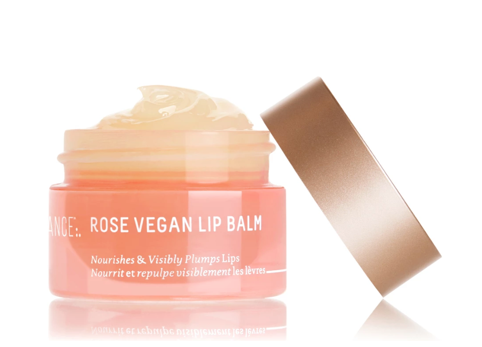 Biossance + Squalane + Rose Vegan Lip Balm
