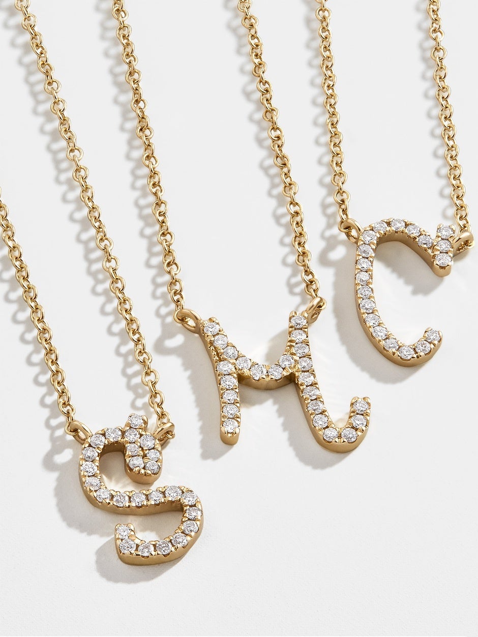A Monogrammed Necklace Is The Easiest Thoughtful Gift In The Game Monogrammed Necklaces,