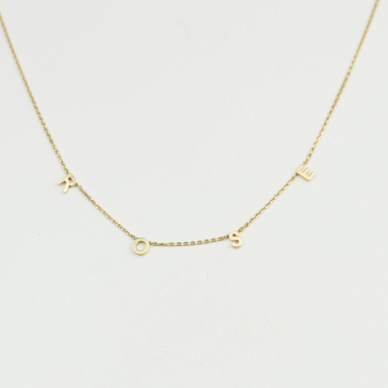 A Monogrammed Necklace Is The Easiest Thoughtful Gift In The Game Monogrammed Necklaces,