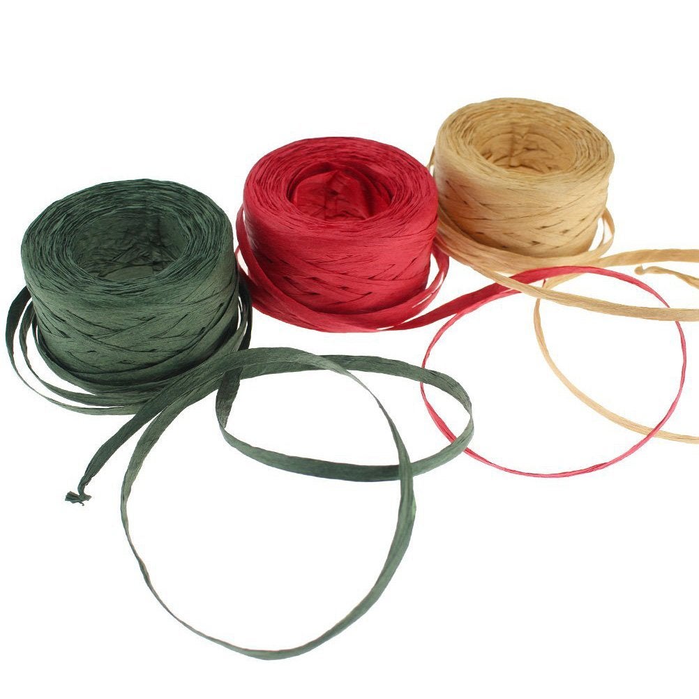 Creatrill + Raffia Ribbon/String (3 Rolls)
